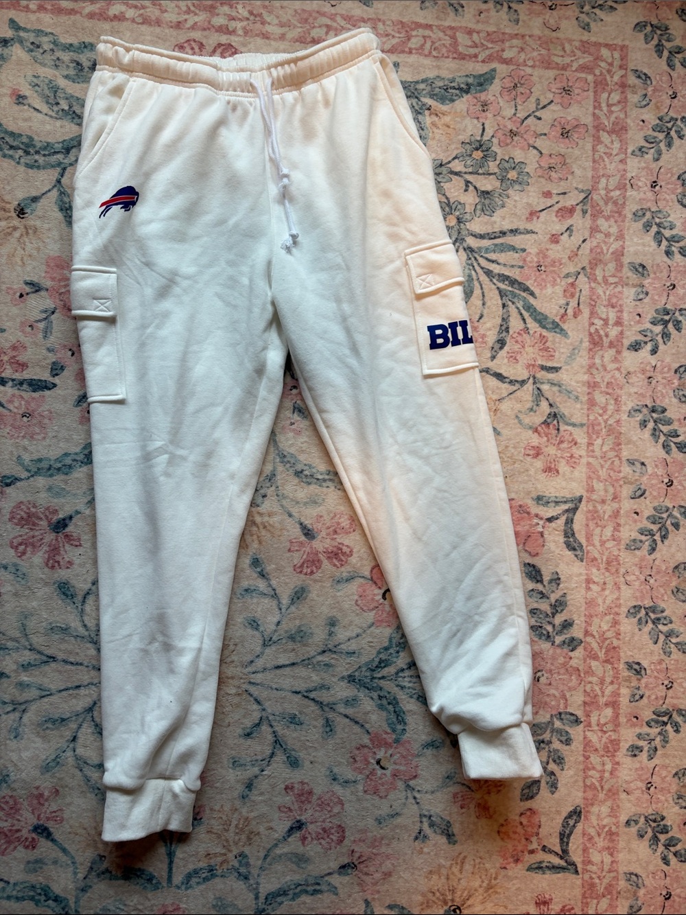 Buffalo Bills Cargo Sweatpants with Blue Logo